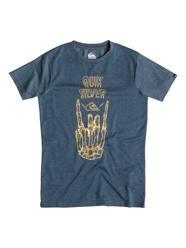 quiksilver, Heather Gravestone - T-shirt, DARK DENIM HEATHER (bsah) 0 Heather Gravestone - T-shirt EQBZT03246 Quiksilver