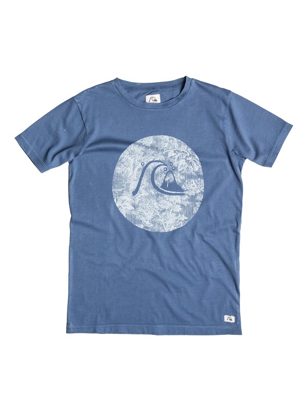 quiksilver, Garment Dye Sunset - T-shirt, DARK DENIM (brq0) 0 Garment Dye Sunset - T-shirt EQBZT03267 Quiksilver
