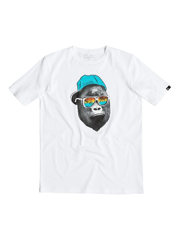 quiksilver, Classic Kong Business - Tee-Shirt, WHITE (wbb0) 0 Classic Kong Business - Tee-Shirt Blanc EQBZT03354 Quiksilver
