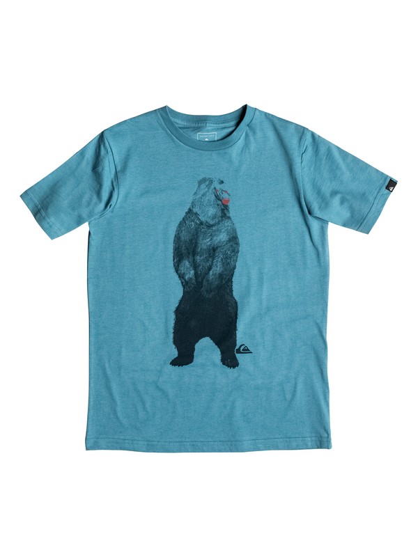 quiksilver, Mountain And Bear - Tee-Shirt, CAPTAINS BLUE (bme0) 0 Mountain And Bear - Tee-Shirt EQBZT03357 Quiksilver