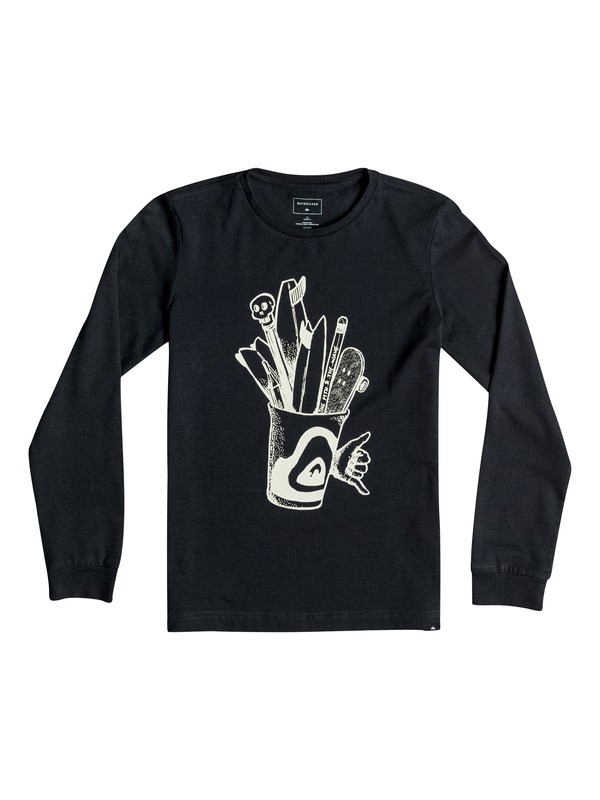 quiksilver, PM Pencil Cups - Tee-Shirt à manches longues, BLACK (kvj0) 0 PM Pencil Cups - Tee-Shirt à manches longues EQBZT03377 Quiksilver