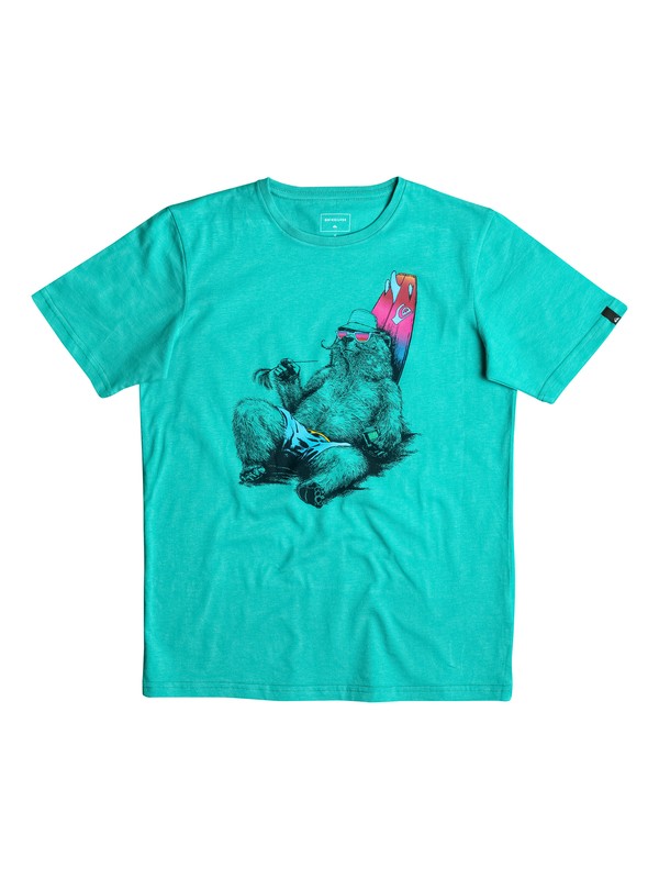 quiksilver, Classic Local Mostly - Tee-Shirt, VIRIDINE GREEN (bnf0) 0 Classic Local Mostly - Tee-Shirt Bleu EQBZT03464 Quiksilver