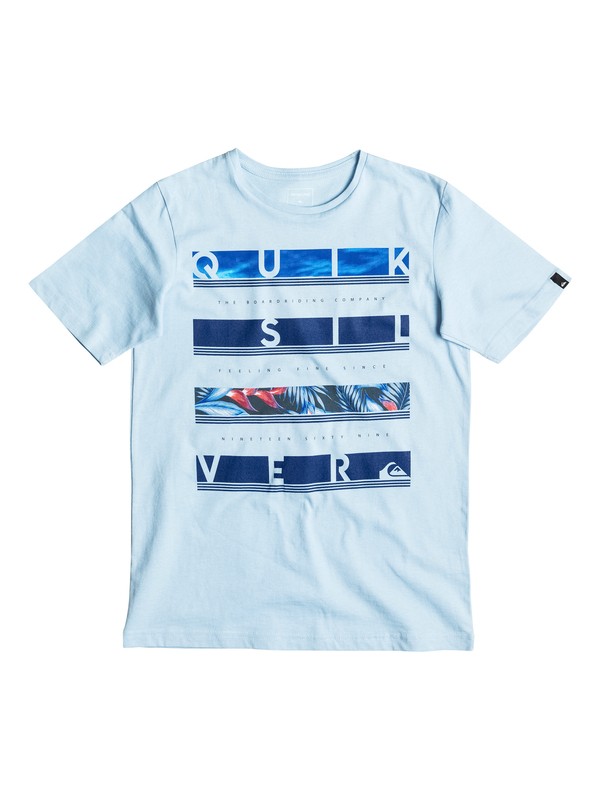 quiksilver, Classic Read Between - Tee-Shirt, ANGEL FALLS (bfg0) 0 Classic Read Between - Tee-Shirt EQBZT03466 Quiksilver