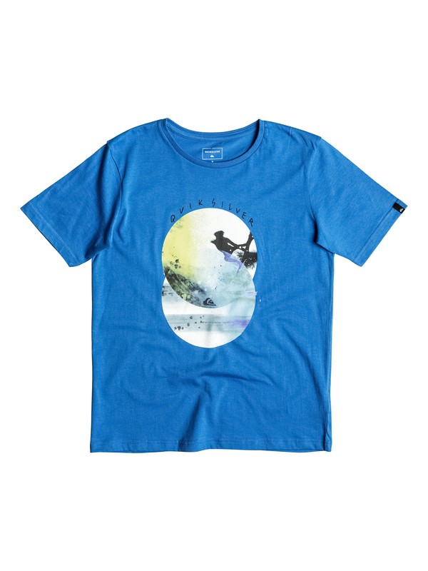 quiksilver, Classic Bubble - Tee-Shirt, VALLARTA BLUE (byh0) 0 Classic Bubble - Tee-Shirt Bleu EQBZT03468 Quiksilver