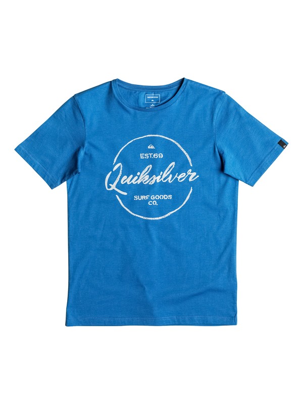 quiksilver, Classic Silvered - Tee-Shirt, VALLARTA BLUE (byh0) 0 Classic Silvered - Tee-Shirt Bleu EQBZT03473 Quiksilver