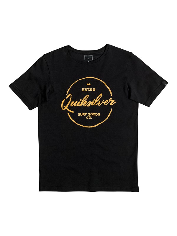 quiksilver, Classic Silvered - Tee-Shirt, BLACK (kvj0) 0 Classic Silvered - Tee-Shirt Noir EQBZT03473 Quiksilver