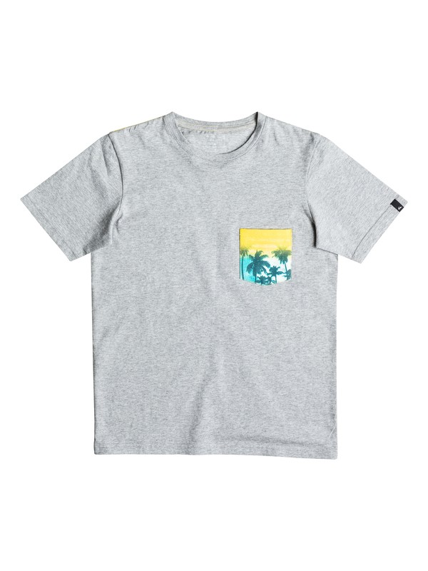quiksilver, Pickup - Tee-Shirt à poche, ATHLETIC HEATHER (sgrh) 0 Pickup - Tee-Shirt à poche Gris EQBZT03497 Quiksilver