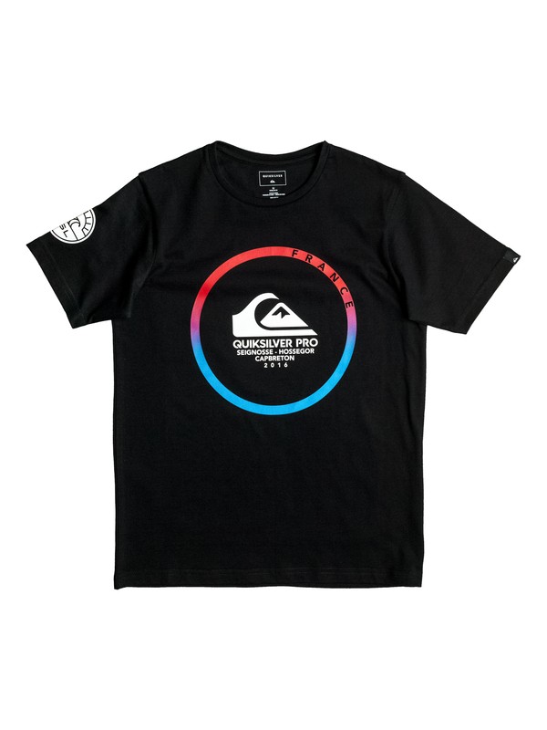 quiksilver, QS Pro France 2016 - Tee-Shirt, BLACK (kvj0) 0 QS Pro France 2016 - Tee-Shirt EQBZT03537 Quiksilver