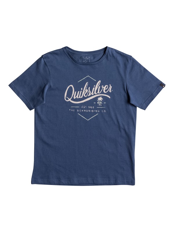 quiksilver, Classic Sea Tales - T Shirt, DARK DENIM (brq0) 0 Classic Sea Tales - T Shirt EQBZT03566 Quiksilver