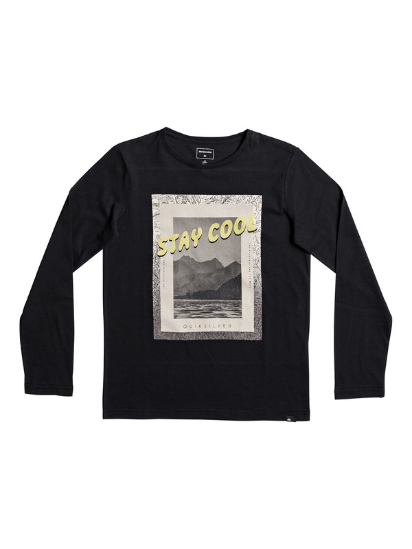 quiksilver, Classic Stay Cool - T Shirt à manches longues, BLACK (kvj0) 0 Classic Stay Cool - T Shirt à manches longues Noir EQBZT03568 Quiksilver