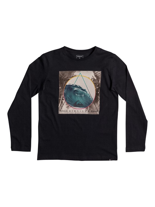 quiksilver, Classic Bermuda Trian - T Shirt à manches longues, BLACK (kvj0) 0 Classic Bermuda Trian - T Shirt à manches longues Noir EQBZT03569 Quiksilver