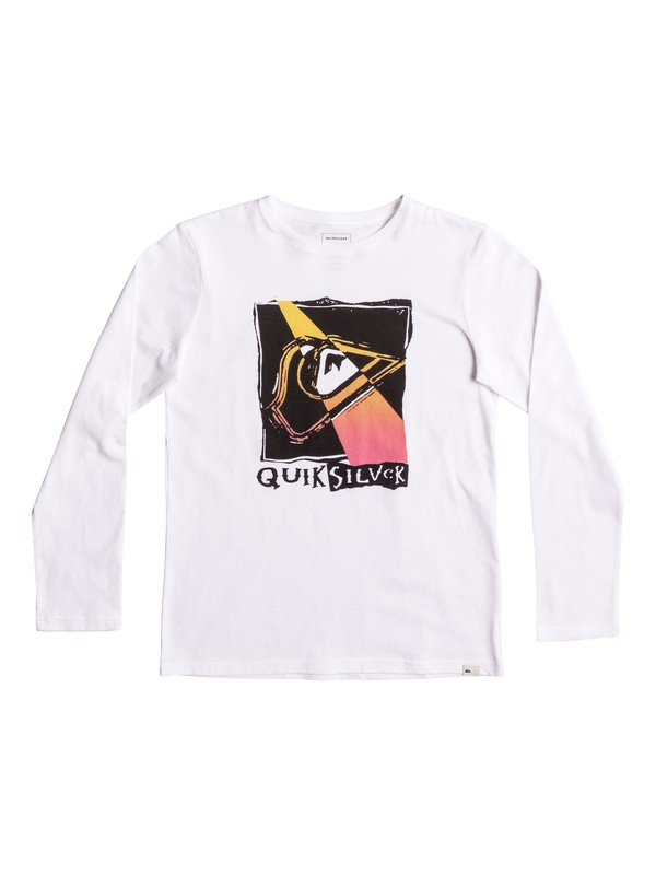 quiksilver, Classic Hot Spot - T Shirt à manches longues, WHITE (wbb0) 0 Classic Hot Spot - T Shirt à manches longues Blanc EQBZT03571 Quiksilver