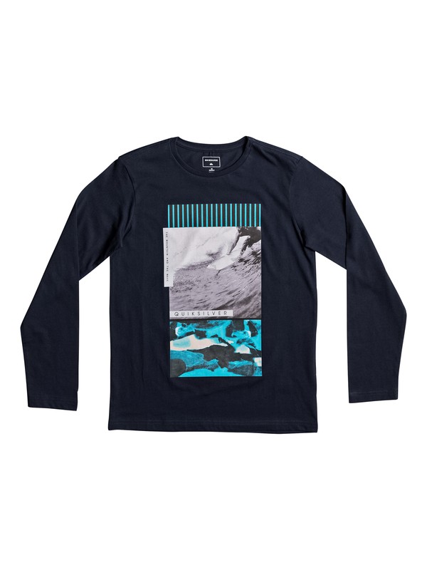quiksilver, Classic Jem Barrel - T Shirt à manches longues, NAVY BLAZER (byj0) 0 Classic Jem Barrel - T Shirt à manches longues EQBZT03628 Quiksilver