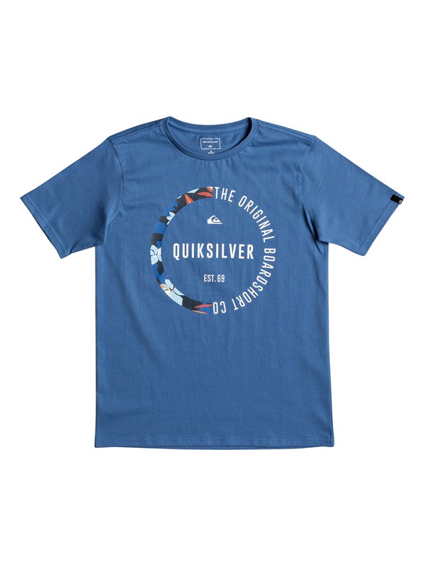 quiksilver, Classic Revenge - T Shirt col rond, BRIGHT COBALT (bpc0) 0 Classic Revenge - T Shirt col rond Bleu EQBZT03670 Quiksilver