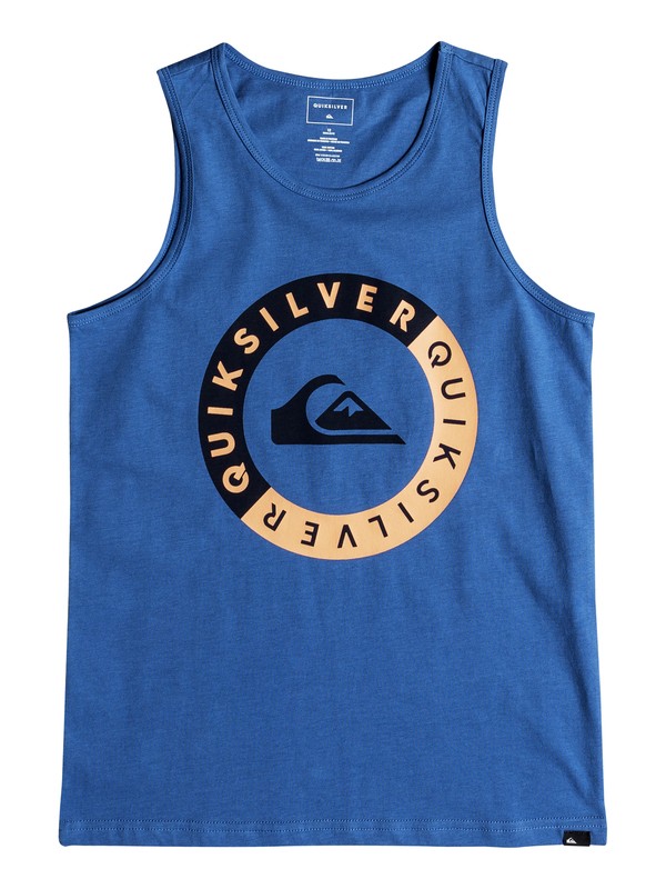 quiksilver, Tank Shores Away - T Shirt col rond, BRIGHT COBALT (bpc0) 0 Tank Shores Away - T Shirt col rond Bleu EQBZT03687 Quiksilver