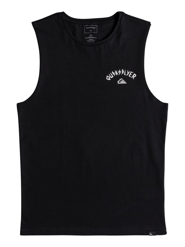 quiksilver, Muscle Walls Of Death - T Shirt col rond, BLACK (kvj0) 0 Muscle Walls Of Death - T Shirt col rond Noir EQBZT03688 Quiksilver