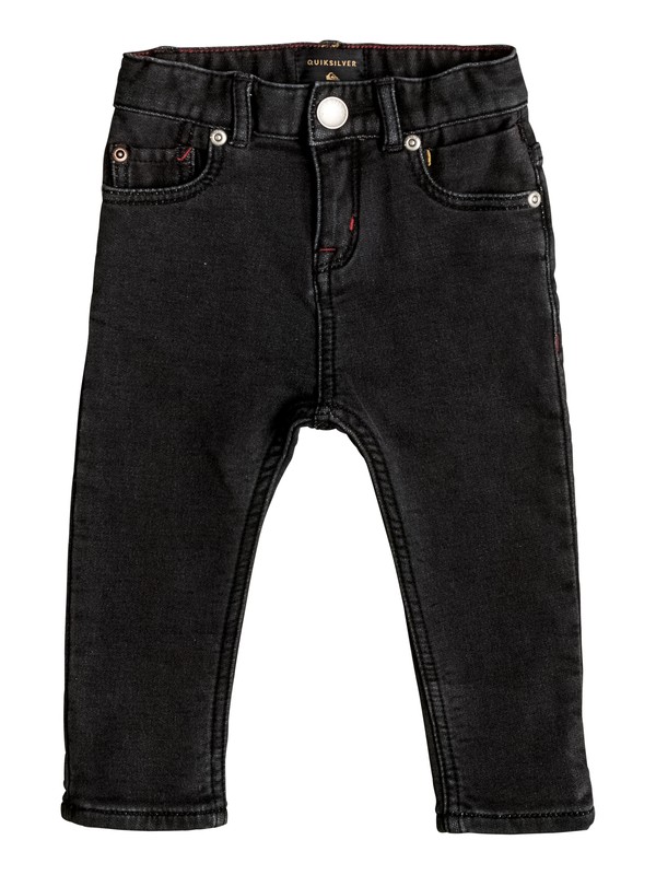 quiksilver, Distorsion Fleece Grey - Jean coupe slim, LOW GREY (kzew) 0 Distorsion Fleece Grey - Jean coupe slim Noir EQIDP03009 Quiksilver