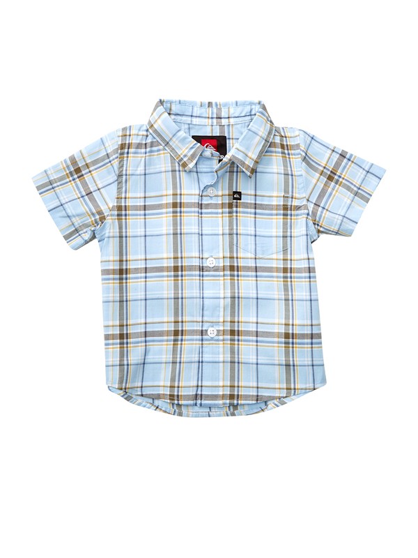 quiksilver, Baby Engineer Pat Short Sleeve Shirt, ICICLE (bfg0) 0 Baby Engineer Pat Short Sleeve Shirt EQIWT00001 Quiksilver