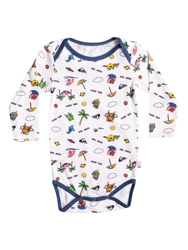 quiksilver, Mr Men Body - Tee-Shirt à manches longues ultra-doux, WHITE (wbb0) 0 Mr Men Body - Tee-Shirt à manches longues ultra-doux Blanc EQIZT03026 Quiksilver