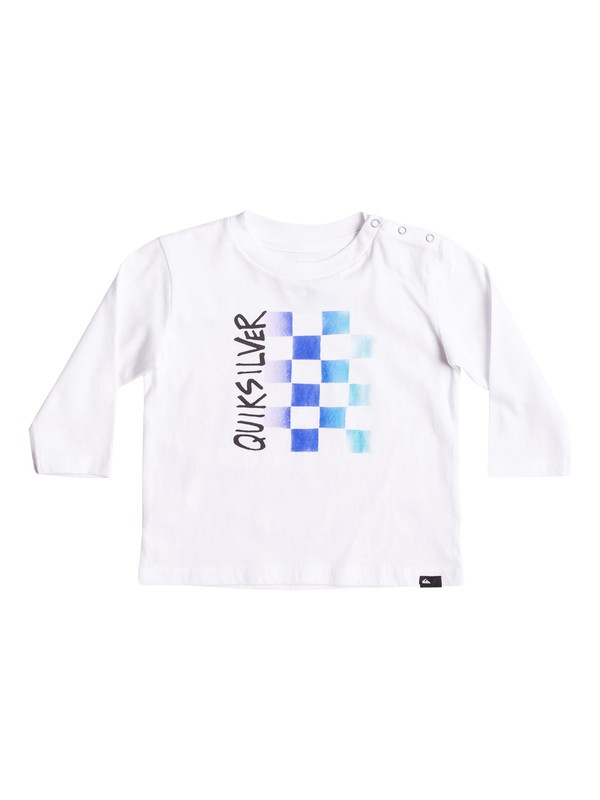 quiksilver, Double Check - Tee-Shirt à manches longues, WHITE (wbb0) 0 Double Check - Tee-Shirt à manches longues Blanc EQIZT03029 Quiksilver
