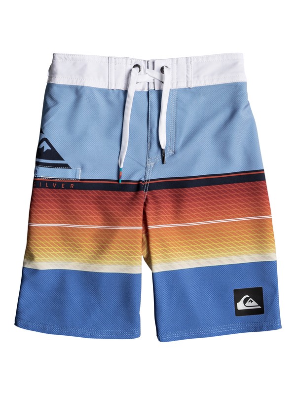 quiksilver, Boys 2 - 7 Highline Slab 14" Boardshorts, DUSK BLUE (bhc6) 0 Boys 2 - 7 Highline Slab 14" Boardshorts Blue EQKBS03152 Quiksilver