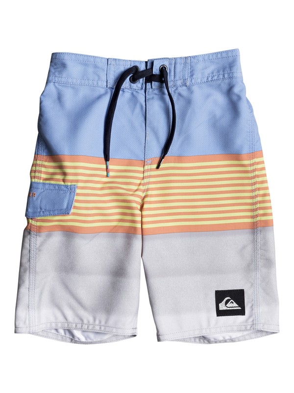 quiksilver, Boys 2 - 7 Division 14" Boardshorts, SILVER LAKE BLUE (bjq6) 0 Boys 2 - 7 Division 14" Boardshorts Blue EQKBS03155 Quiksilver