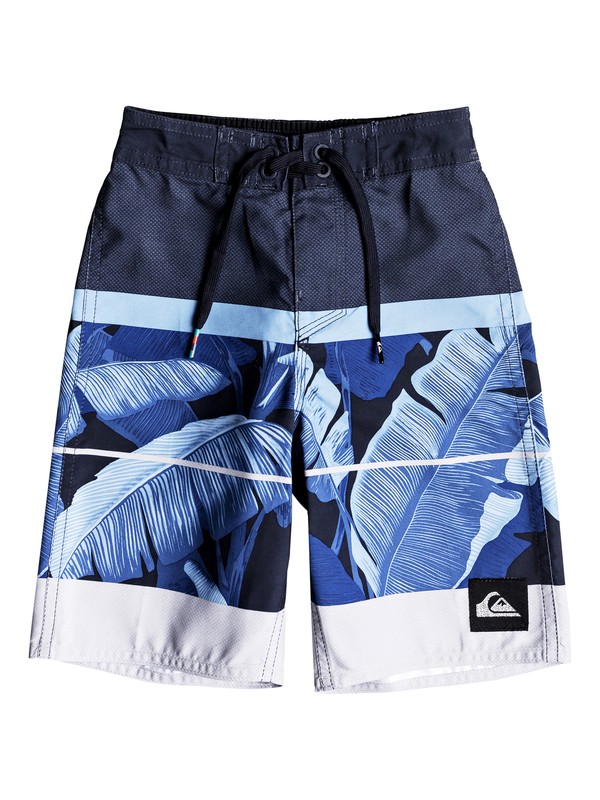 quiksilver, Boys 2 - 7 Slab Island 14" Boardshorts, NAVY BLAZER (byj6) 0 Boys 2 - 7 Slab Island 14" Boardshorts Blue EQKBS03170 Quiksilver