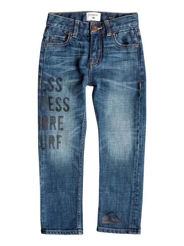 quiksilver, Distorsion Medium Blue - Jean coupe slim, MEDIUM BLUE (bygw) 0 Distorsion Medium Blue - Jean coupe slim Bleu EQKDP03043 Quiksilver