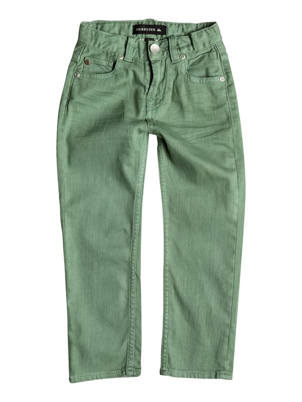 quiksilver, Distorsion Colors - Jean coupe slim, DARK IVY (gnd0) 0 Distorsion Colors - Jean coupe slim Vert EQKDP03044 Quiksilver