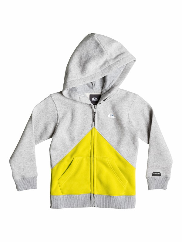 quiksilver, Active Color Block - Sweat à capuche zipé, LIGHT GREY HEATHER (sgrh) 0 Active Color Block - Sweat à capuche zipé EQKFT03085 Quiksilver