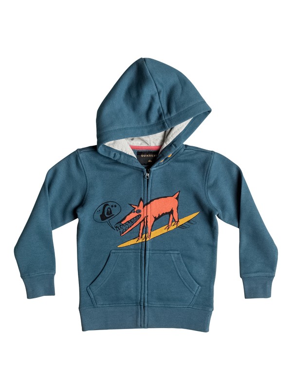 quiksilver, Dogi Surf - Sweat à capuche zippé, DARK DENIM (brq0) 0 Dogi Surf - Sweat à capuche zippé EQKFT03136 Quiksilver