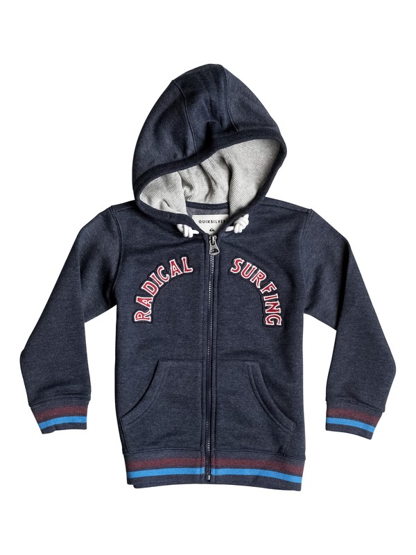 quiksilver, Radical Surfing - Sweat à capuche zippé, NAVY BLAZER HEATHER (byjh) 0 Radical Surfing - Sweat à capuche zippé Bleu EQKFT03141 Quiksilver