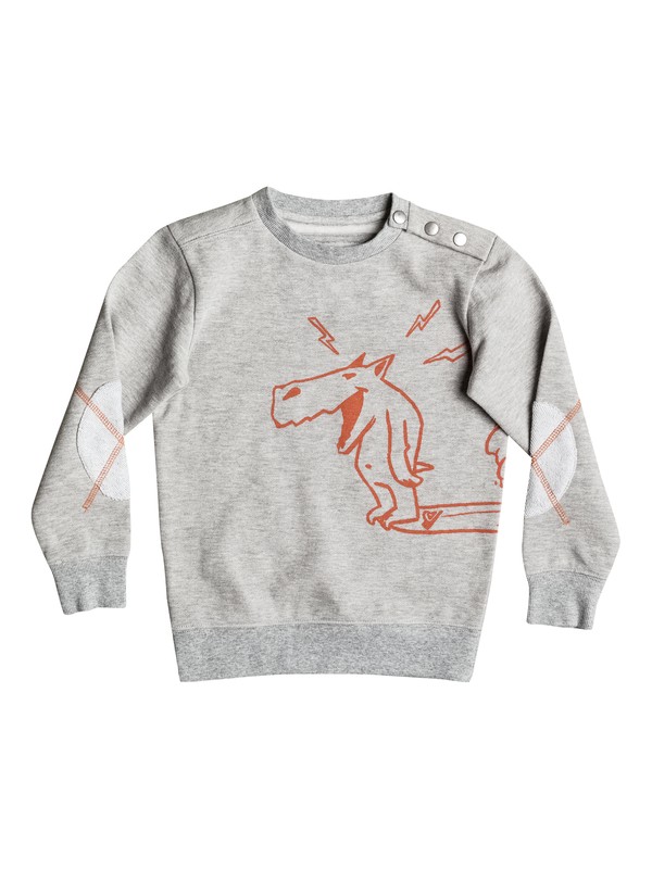 quiksilver, Surfing Dog - Sweat, LIGHT GREY HEATHER (lgh) 0 Surfing Dog - Sweat EQKFT03187 Quiksilver