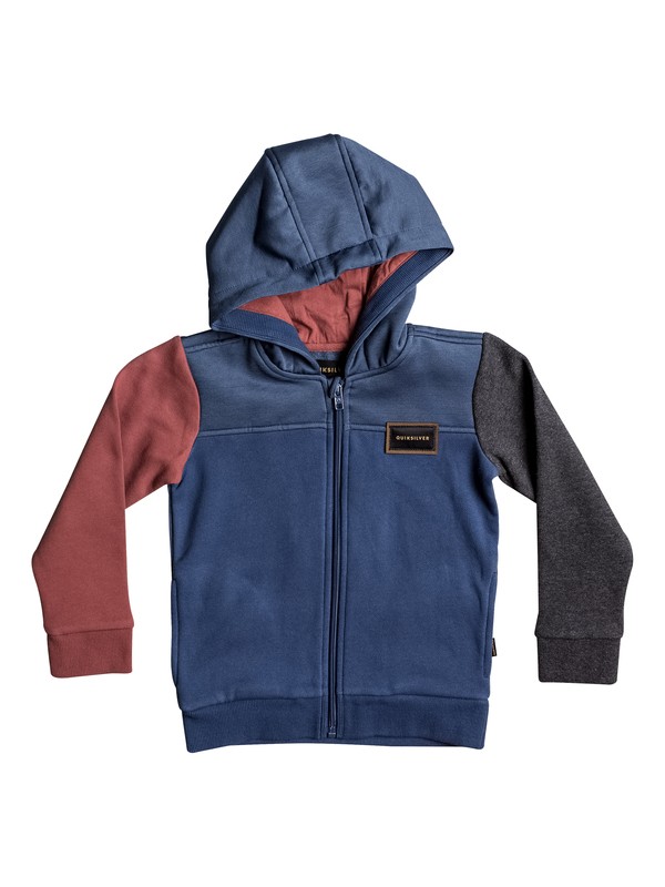 quiksilver, Thazi - Zip-Up Hoodie, DARK DENIM (brq0) 0 Thazi - Zip-Up Hoodie Blue EQKFT03214 Quiksilver