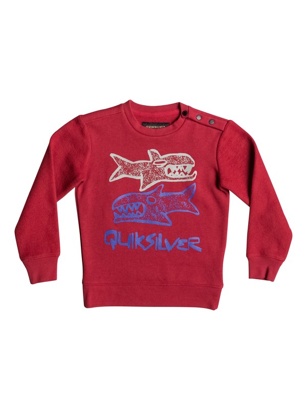 quiksilver, Свитшот Double Sharks, CHILI PEPPER (rrd0) 0 Свитшот Double Sharks Красный EQKFT03216 Quiksilver
