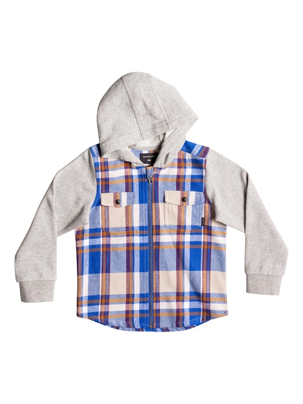 quiksilver, Рубашка с длинным рукавом Bakye, TURKISH SEA (bqs0) 0 Рубашка с длинным рукавом Bakye Синий EQKFT03222 Quiksilver