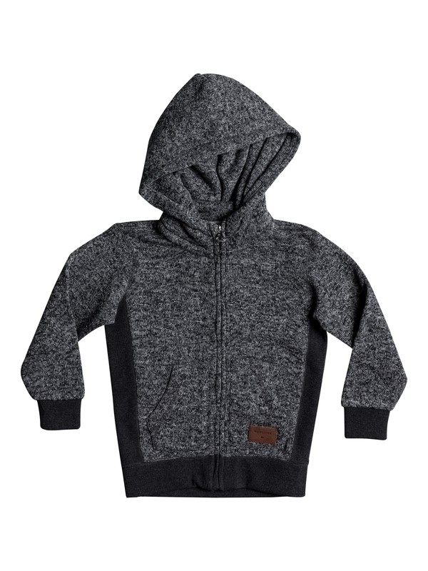 quiksilver, Keller - Zip-Up Hoodie, DARK GREY HEATHER (ktfh) 0 Keller - Zip-Up Hoodie Black EQKFT03225 Quiksilver