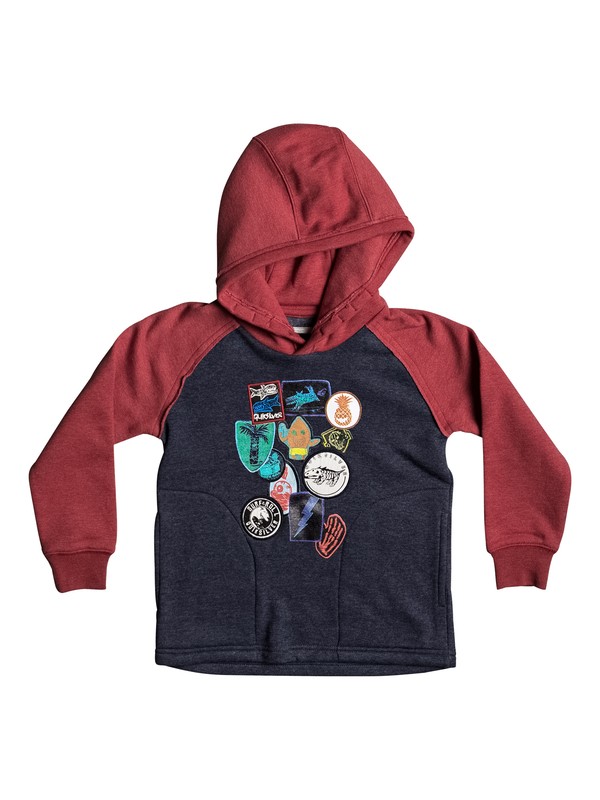 quiksilver, Minbu - Sweat à capuche, NAVY BLAZER HEATHER (byjh) 0 Minbu - Sweat à capuche Bleu EQKFT03229 Quiksilver