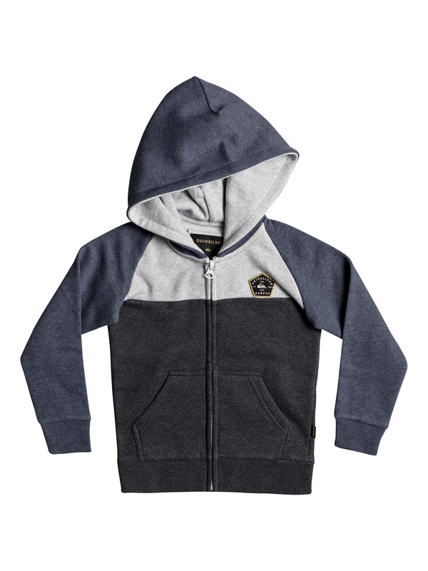 quiksilver, Sun Melt - Sweat à capuche zippé, NAVY BLAZER HEATHER (byjh) 0 Sun Melt - Sweat à capuche zippé Bleu EQKFT03241 Quiksilver