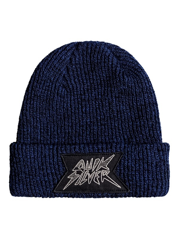quiksilver, Performed Patch - Bonnet, TURKISH SEA (bqs0) 0 Performed Patch - Bonnet Bleu EQKHA03007 Quiksilver