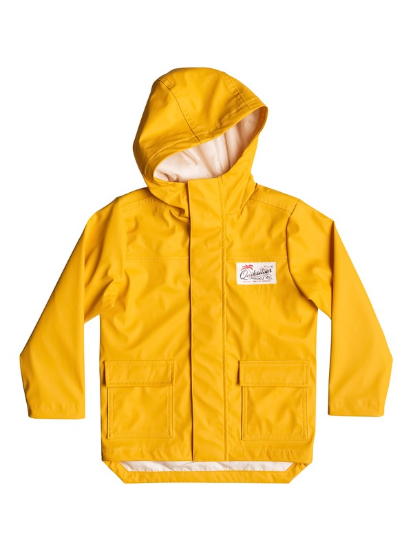 quiksilver, Deep Rain - Imperméable jaune, ARTISANS GOLD (yjd0) 0 Deep Rain - Imperméable jaune EQKJK03070 Quiksilver