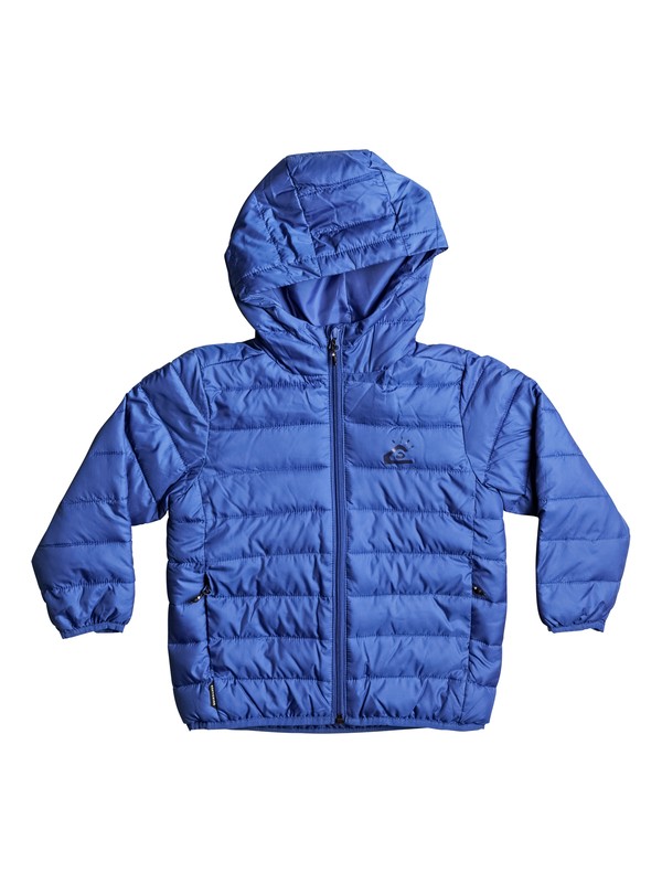 quiksilver, Scaly - Water-Repellent Puffer Jacket, TURKISH SEA (bqs0) 0 Scaly - Water-Repellent Puffer Jacket Blue EQKJK03076 Quiksilver