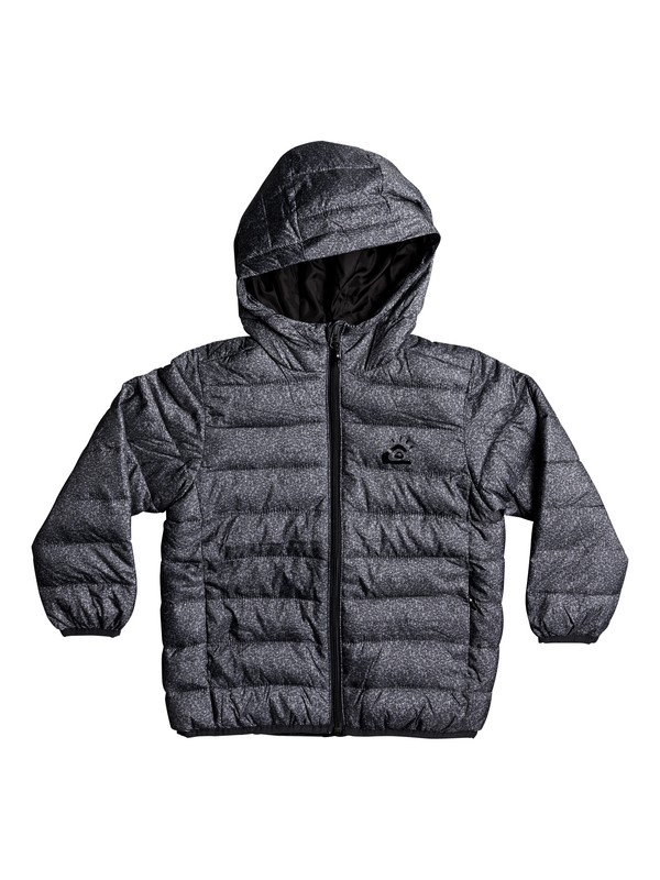 quiksilver, Scaly - Water-Repellent Puffer Jacket, DARK GREY HEATHER SCALY (kyh6) 0 Scaly - Water-Repellent Puffer Jacket Black EQKJK03076 Quiksilver