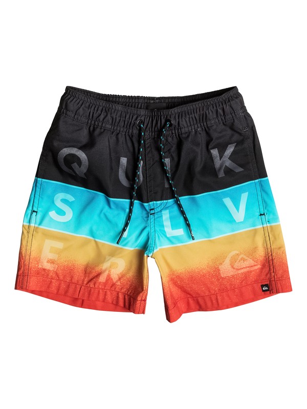 quiksilver, Word Blocked 12" - Short de bain, WORD BLOCK HI OCEAN (bmj6) 0 Word Blocked 12" - Short de bain EQKJV03010 Quiksilver