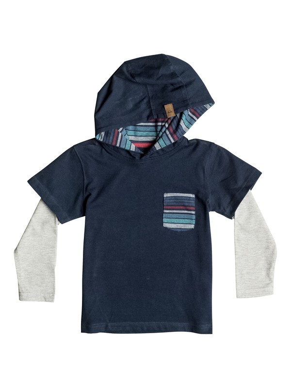 quiksilver, Sun Shines - Tee-Shirt à manches longues et à capuche, NAVY BLAZER (byj0) 0 Sun Shines - Tee-Shirt à manches longues et à capuche EQKKT03060 Quiksilver