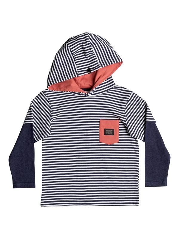quiksilver, See You Later Stripe - Haut à capuche, NAVY BLAZER (byj0) 0 See You Later Stripe - Haut à capuche EQKKT03086 Quiksilver