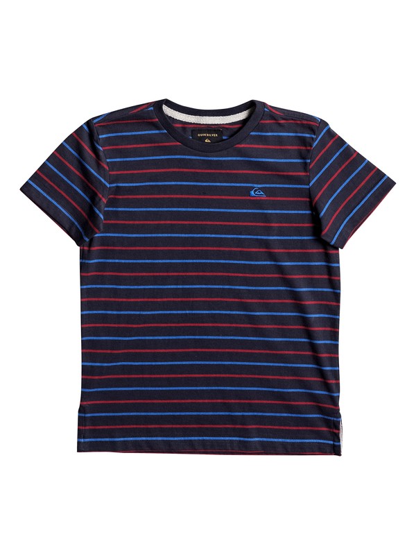 quiksilver, Lukut Stripe - Tee-Shirt, NAVY BLAZER (byj0) 0 Lukut Stripe - Tee-Shirt EQKKT03107 Quiksilver