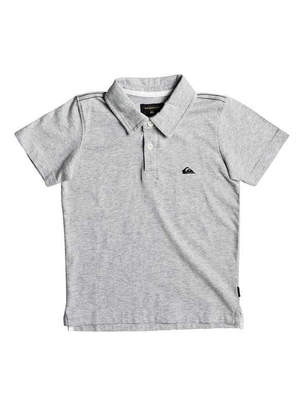 quiksilver, Boy's 2-7 Everyday Sun Cruise Polo Shirt, LIGHT GREY HEATHER (sgrh) 0 Boy's 2-7 Everyday Sun Cruise Polo Shirt Grey EQKKT03108 Quiksilver