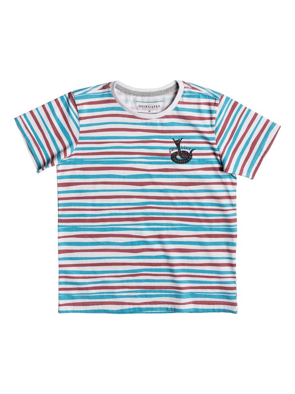 quiksilver, Rail Fiction - T Shirt col rond, WHITE (wbb0) 0 Rail Fiction - T Shirt col rond Blanc EQKKT03125 Quiksilver