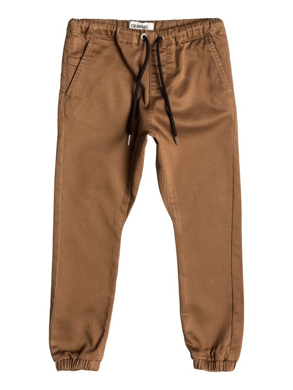 quiksilver, Fonic - Pantalon de jogging, BEAR (cqf0) 0 Fonic - Pantalon de jogging Marron EQKNP03023 Quiksilver